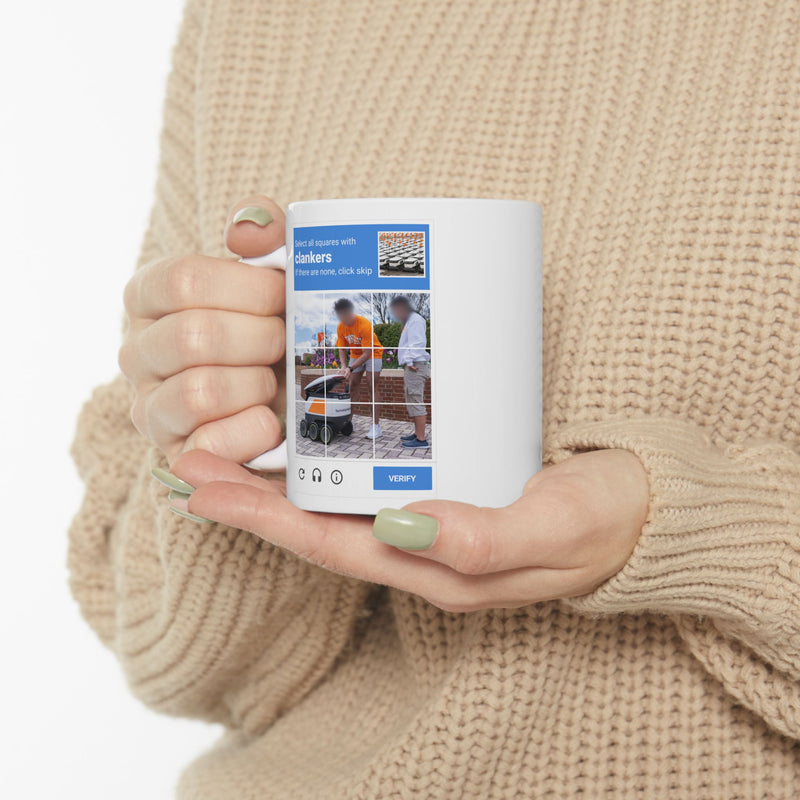 CLANKER CAPTCHA - 11oz Ceramic Mug